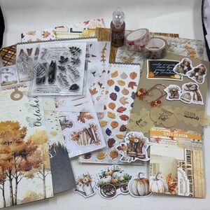 Cocoa Daisy Fall October Cozy Season Memory Keeping Stationary Kit *New